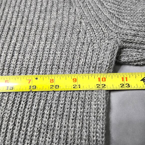American Eagle Outfitters Sz XL Mens Gray Heavyweight Mock Neck Sweater - Picture 6 of 8